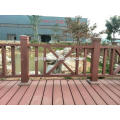 High Quality Outdoor Wood Grain WPC Fence